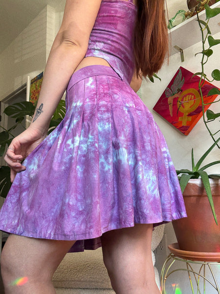 Kagome Pleated Mini Skirt