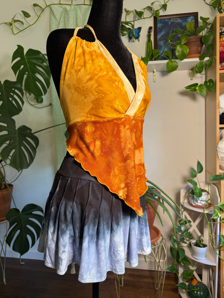 Kagome Pleated Mini Skirt