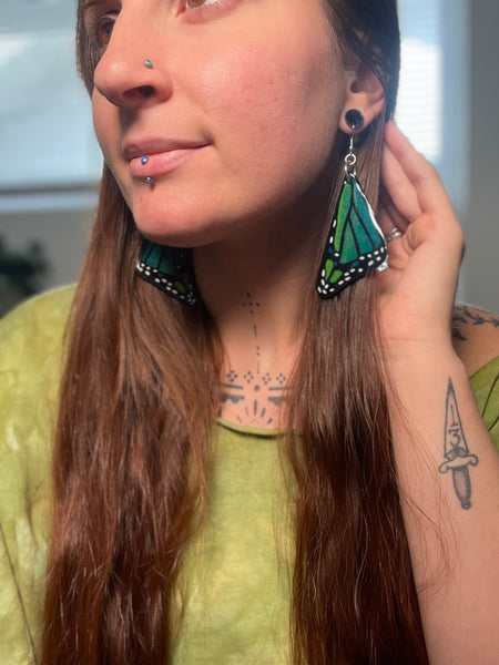 Large Upper Wing Earrings