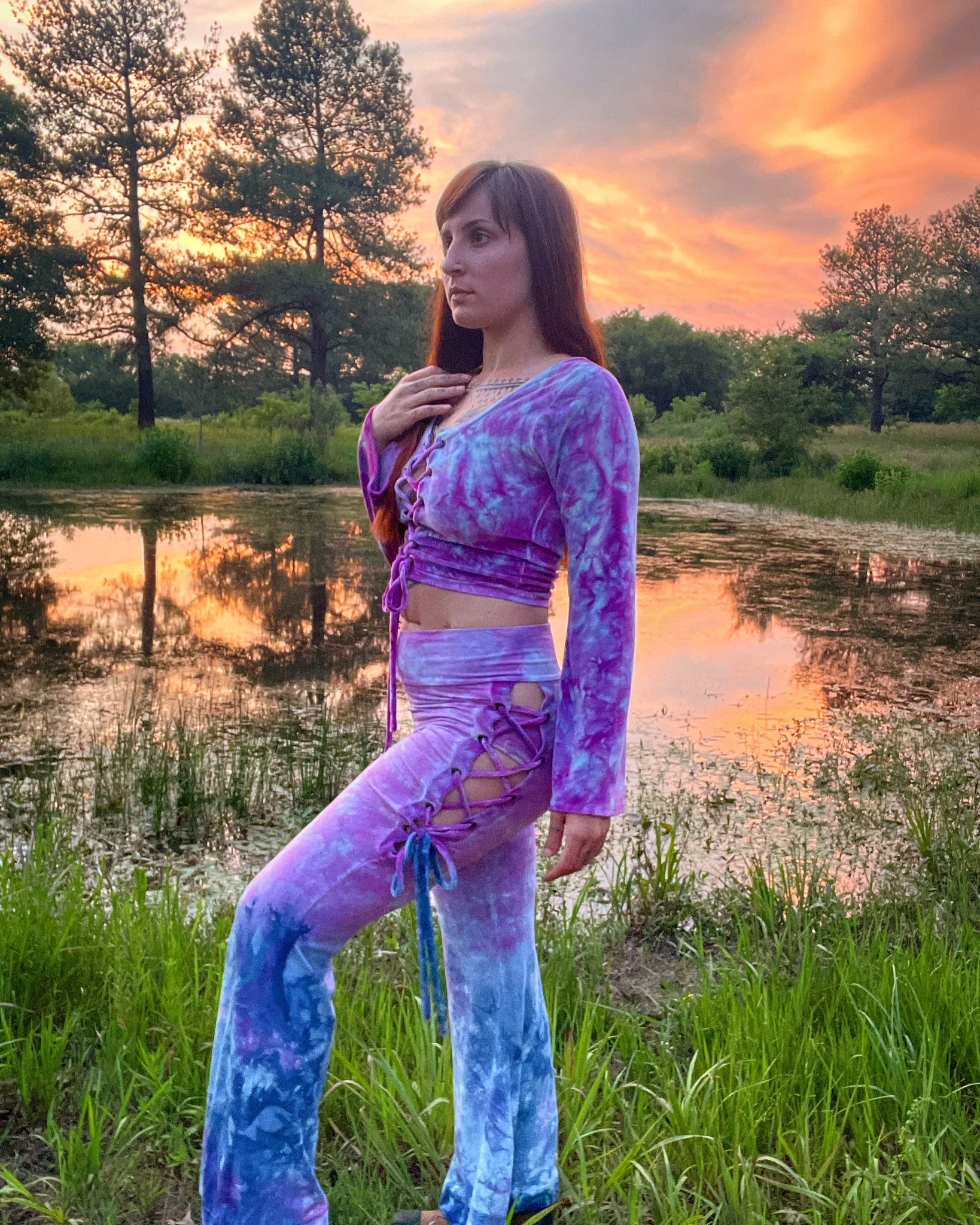 Corset Hip Bell Bottoms