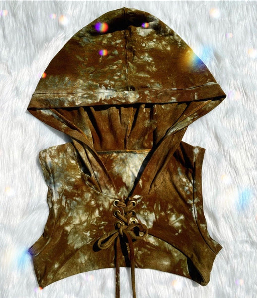 Corset Hooded Shrug