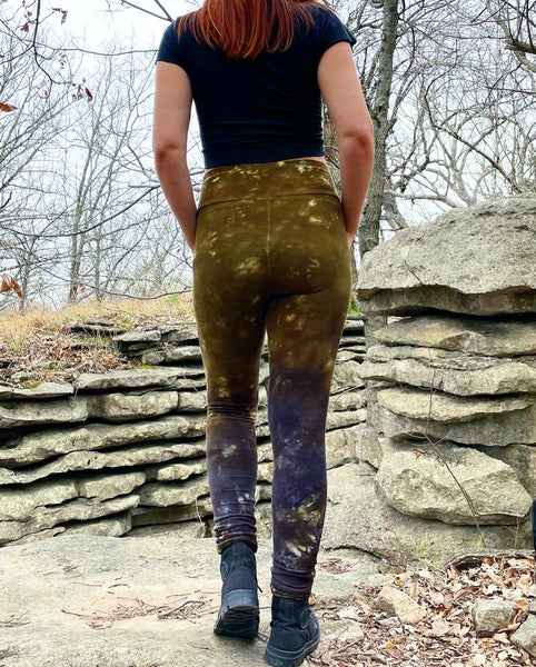 Velour pocket leggings